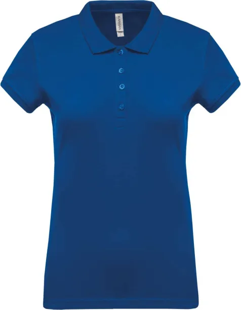  LADIES’ SHORT-SLEEVED PIQUÉ POLO SHIRT - Kariban Light Royal Blue