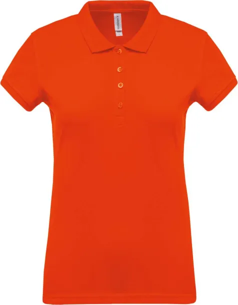  LADIES’ SHORT-SLEEVED PIQUÉ POLO SHIRT - Kariban Orange