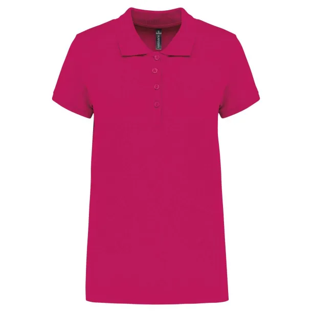  LADIES’ SHORT-SLEEVED PIQUÉ POLO SHIRT - Kariban Fuchsia