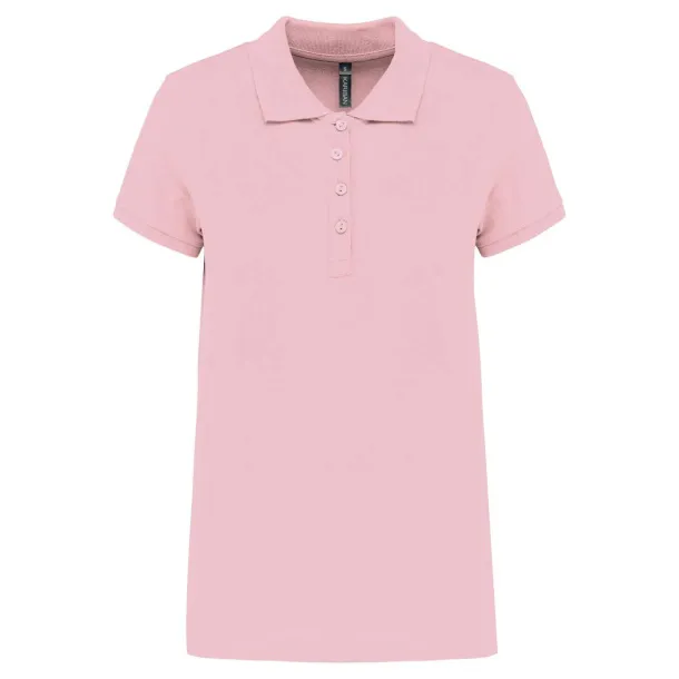  LADIES’ SHORT-SLEEVED PIQUÉ POLO SHIRT - Kariban Pale Pink