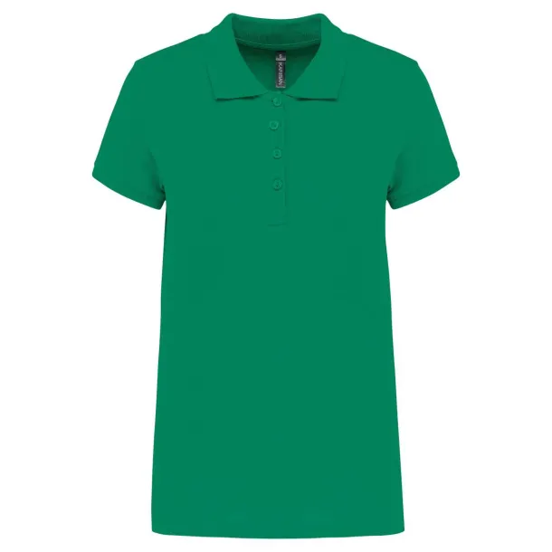  LADIES’ SHORT-SLEEVED PIQUÉ POLO SHIRT - Kariban Kelly zelena