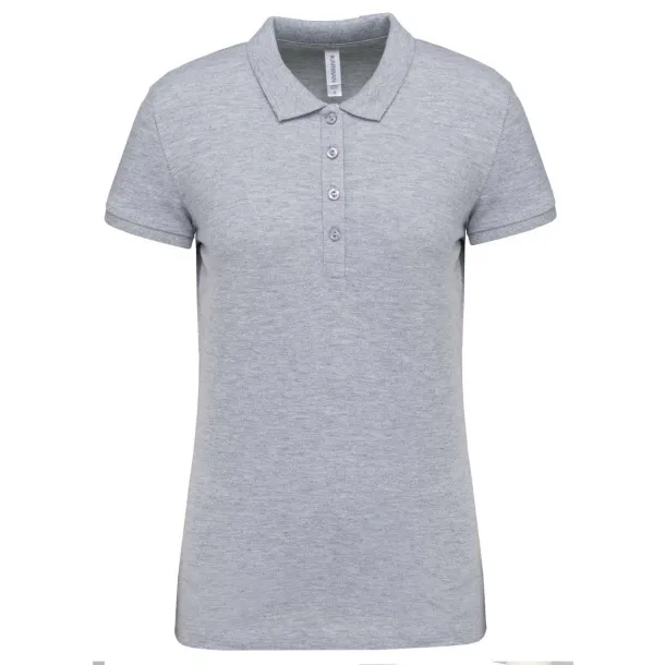  Ženska polo pique majica kratkih rukava, 180 g/m2 - Kariban Snow Grey