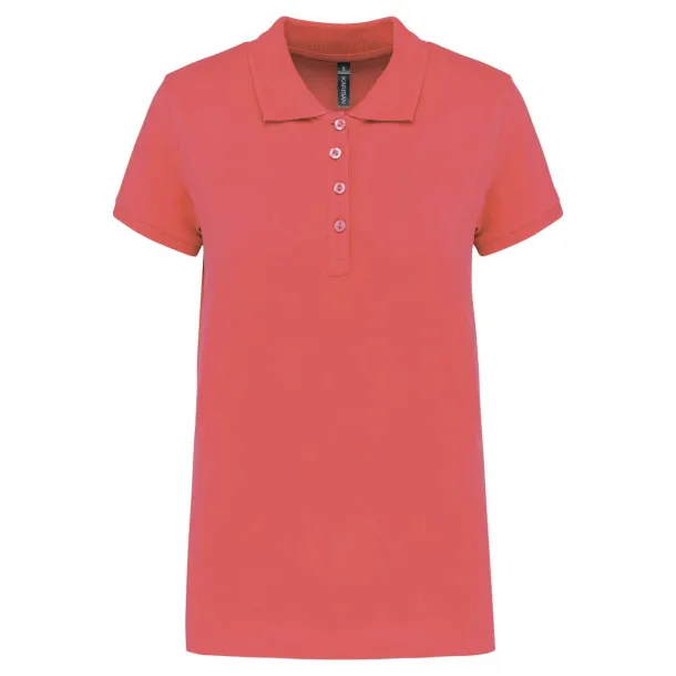  LADIES’ SHORT-SLEEVED PIQUÉ POLO SHIRT - Kariban True Coral