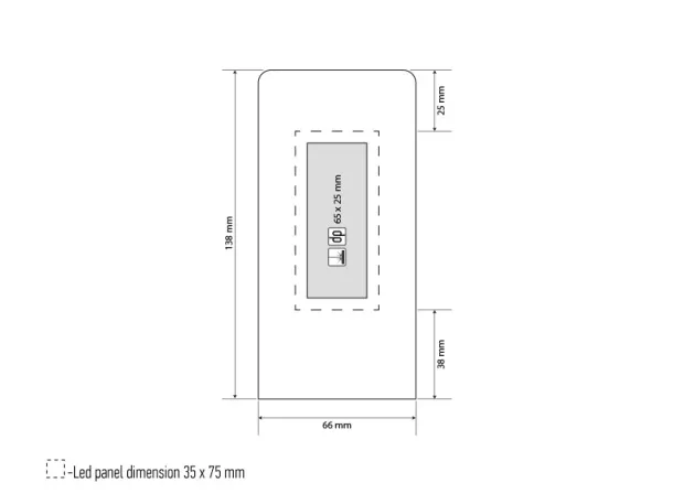 SIRIUS power bank 4000 mAh - PIXO Blue