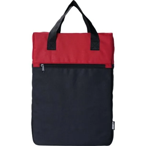  RPET backpack red