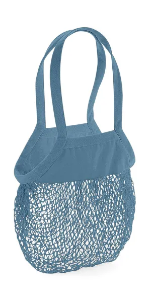  Organic Cotton Mesh Grocery Bag - Westford Mill Airforce Blue