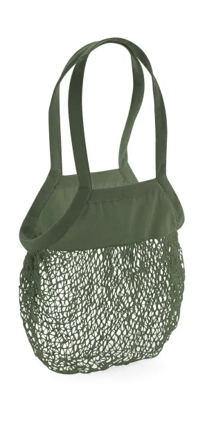  Organic Cotton Mesh Grocery Bag - Westford Mill Olive Green