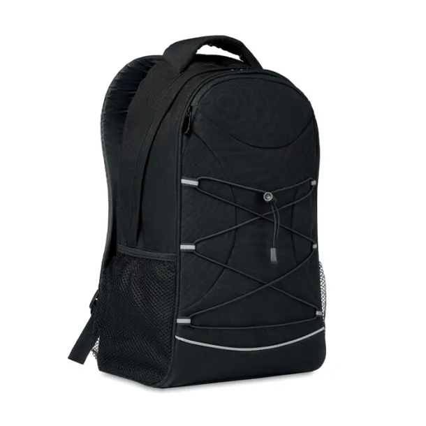 MONTE LOMO backpack w/ reflective accent Black