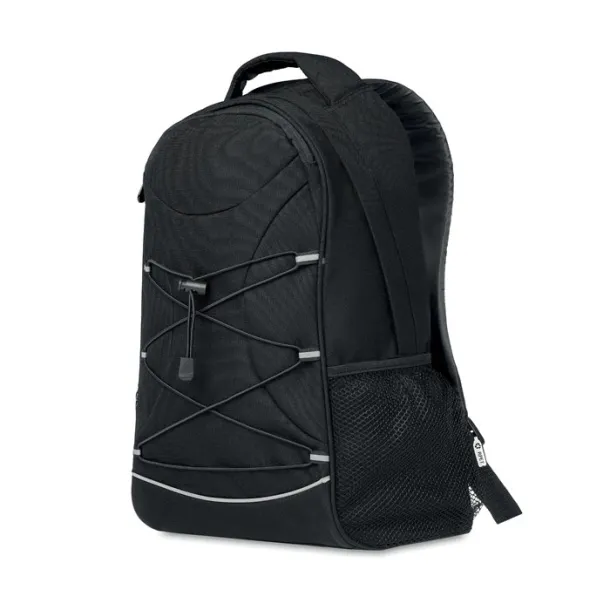 MONTE LOMO backpack w/ reflective accent Black