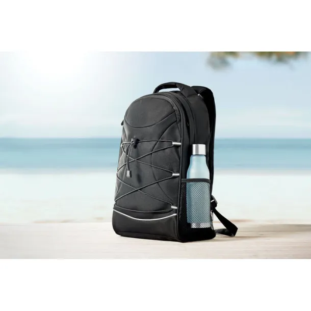 MONTE LOMO backpack w/ reflective accent Black