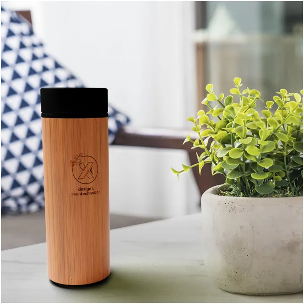 SCX.design D11 500 ml bamboo smart bottle - SCX.design Wood