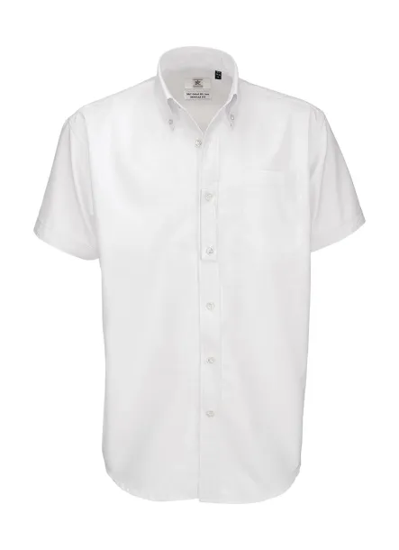  Oxford SSL/men Shirt - B&C Bijela