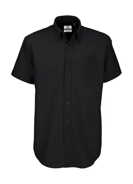  Oxford SSL/men Shirt - B&C Black