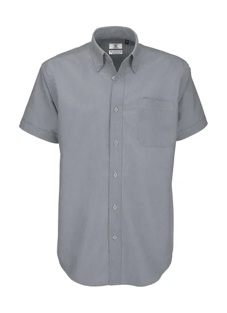  Oxford SSL/men Shirt - B&C Silver Moon