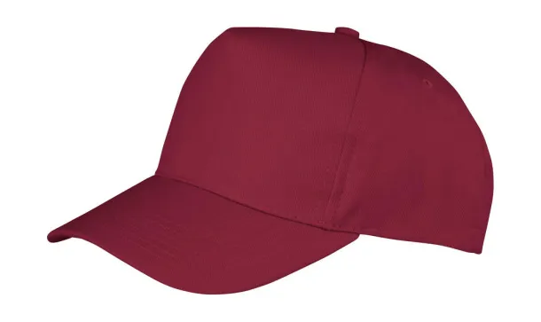  Junior Boston Printers Cap - Result Headwear Burgundy