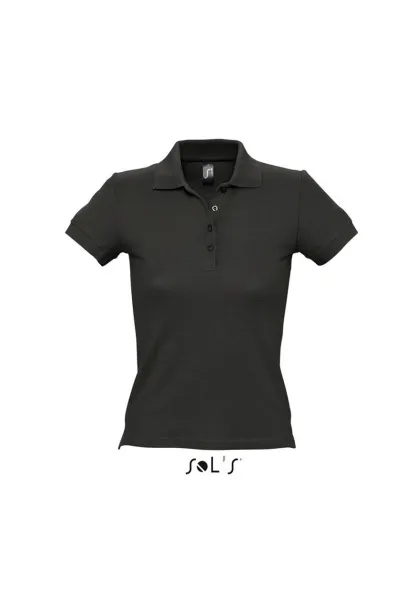  Ženska polo majica kratkih rukava, 210 g/m2 - SOL'S Crna