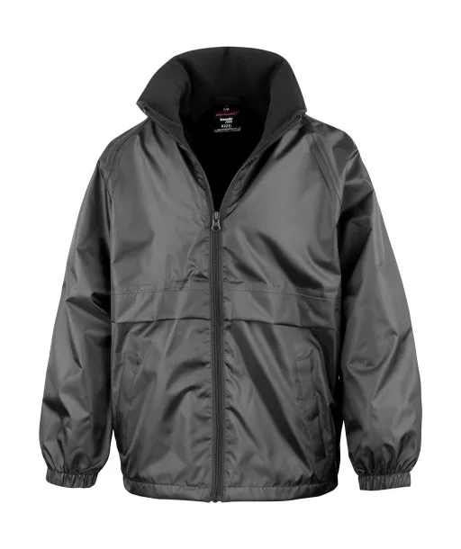  CORE Junior Microfleece Lined Jacket - Result Core Black