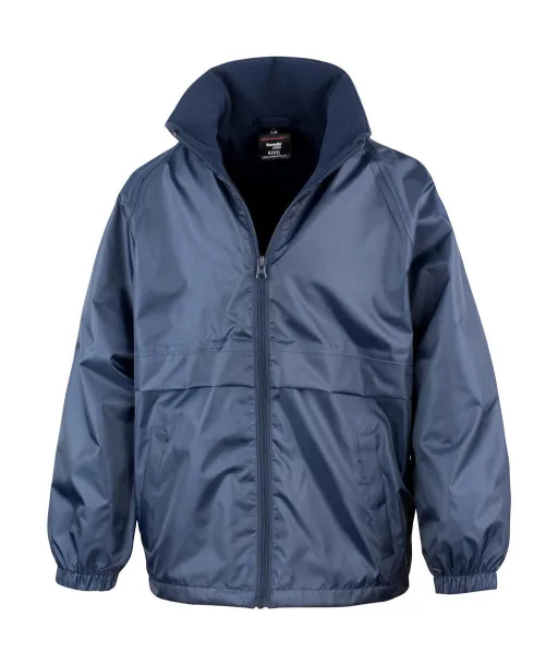  CORE Junior Microfleece Lined Jacket - Result Core Navy