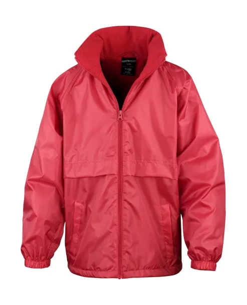  CORE Junior Microfleece Lined Jacket - Result Core Crvena