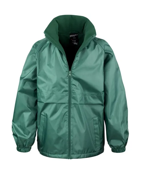  CORE Junior Microfleece Lined Jacket - Result Core Bottle Green