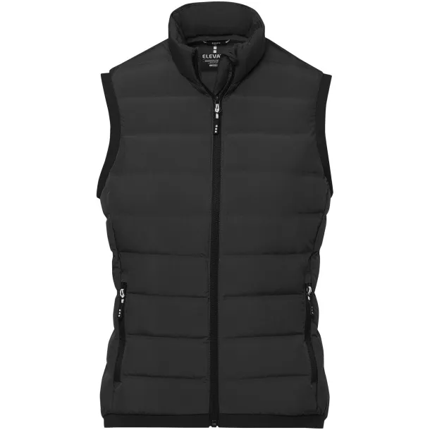 Caltha women's insulated down bodywarmer - Elevate Life Crna