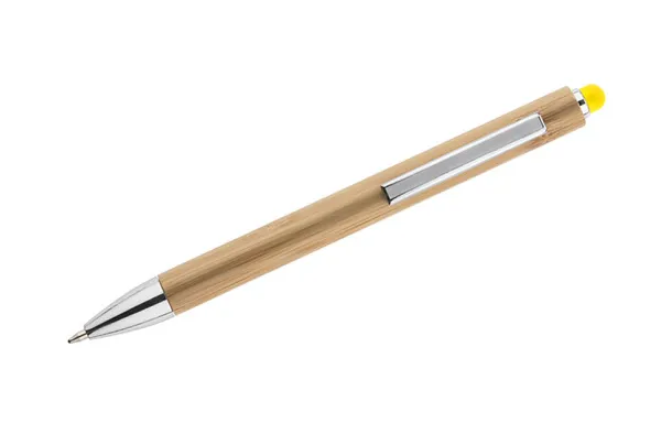 TUSO Bamboo touch pen żółty