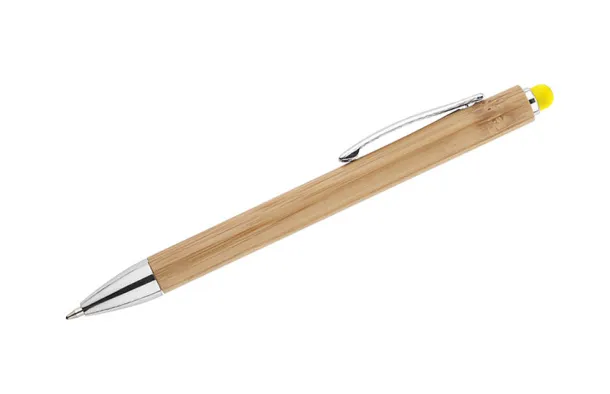 TUSO Bamboo touch pen żółty