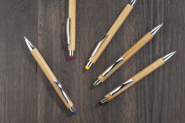 TUSO Bamboo touch pen żółty