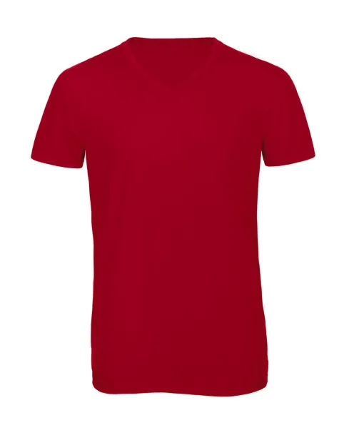  V Triblend/men T-Shirt - B&C Crvena