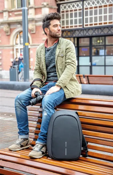  Bobby Pro anti-theft backpack Black