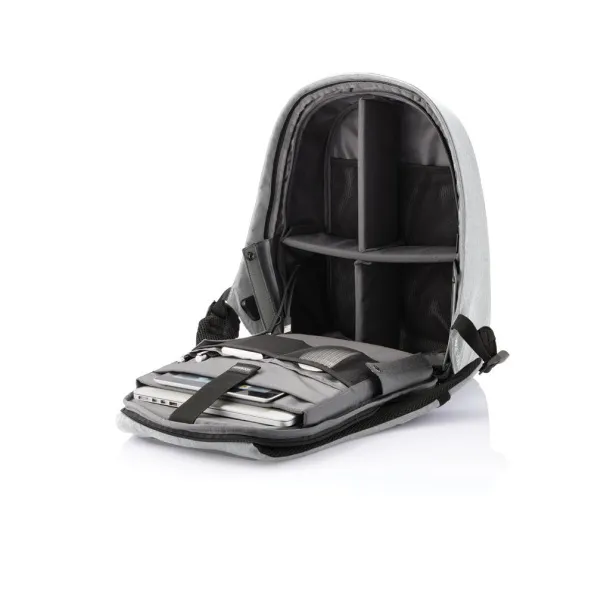  Bobby Pro anti-theft backpack Grey Black