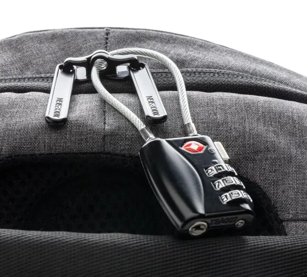  Bobby Pro anti-theft backpack Grey Black