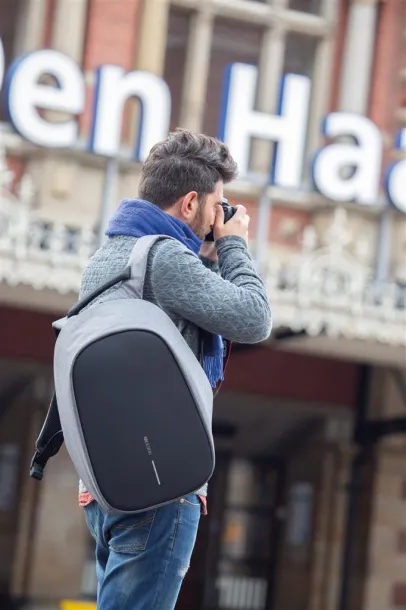  Bobby Pro anti-theft backpack Grey Black