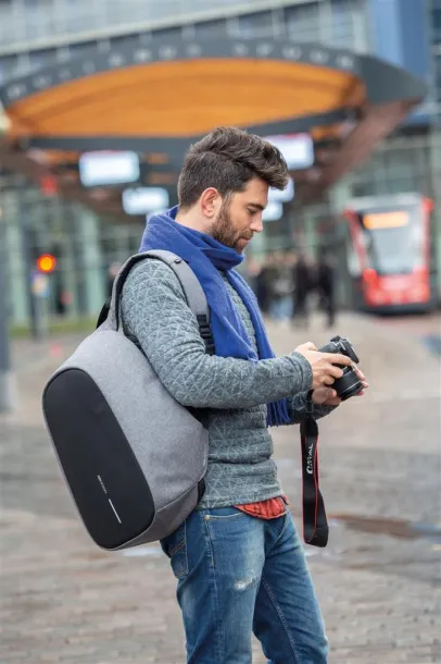  Bobby Pro anti-theft backpack Grey Black