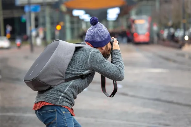  Bobby Pro anti-theft backpack Grey Black