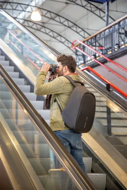  Bobby Pro anti-theft backpack Grey Black