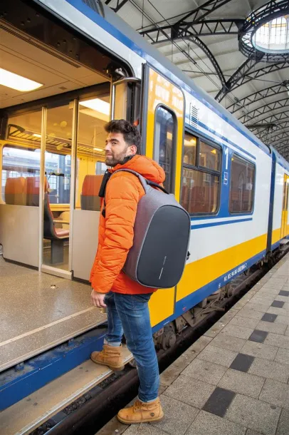  Bobby Pro anti-theft backpack Grey Black