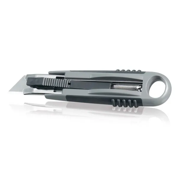 Retractable cutter softgrip Grey Black