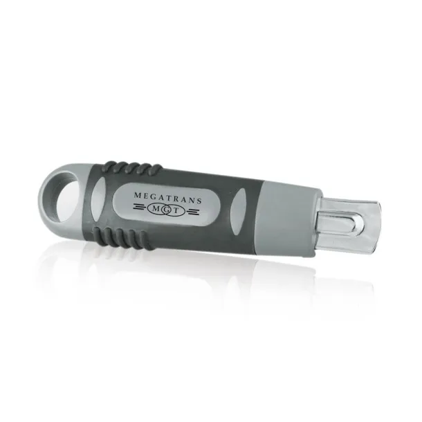  Retractable cutter softgrip Grey Black