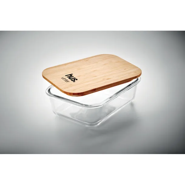 TUNDRA LUNCHBOX staklena zdjela za užinu, 900 ml Prozirno