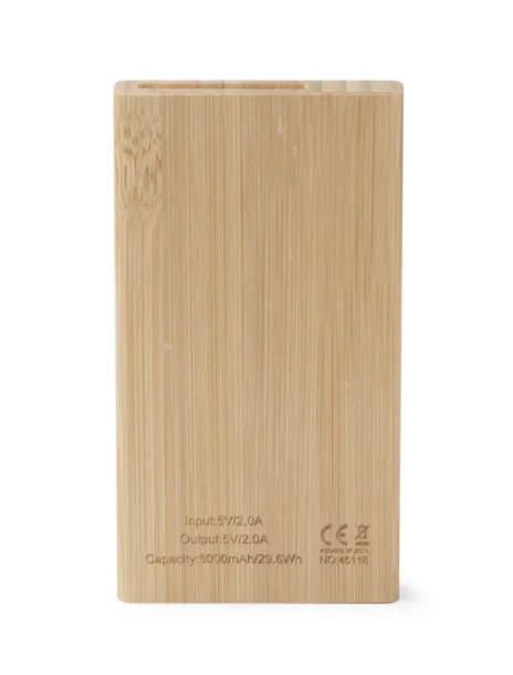 SILVA prijenosna baterija, 8 000 mAh Smeđa