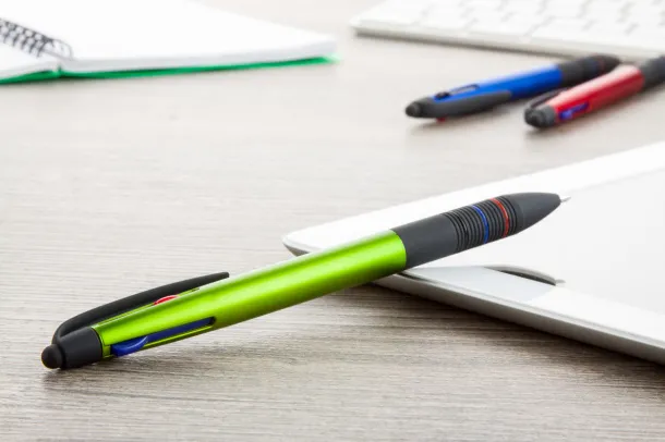 Trime touch ballpoint pen Lime green Black