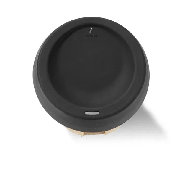 SKLO Glass mug  380 ml czarny