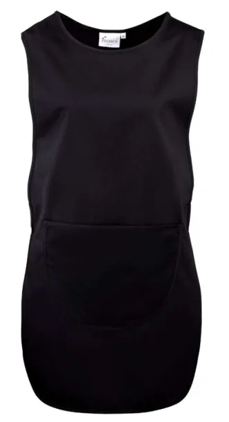  WOMEN'S LONG LENGTH POCKET TABARD - Premier Black