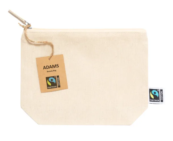 Adams fairtrade toaletna torbica Prirodna