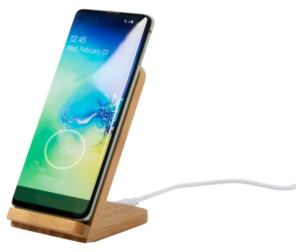 Verda wireless charger mobile holder Natural