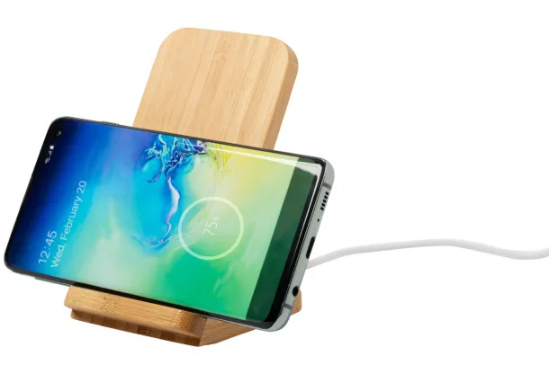 Verda wireless charger mobile holder Natural