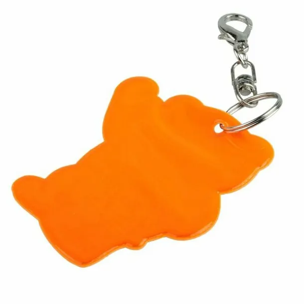 BEARY reflective key ring Orange