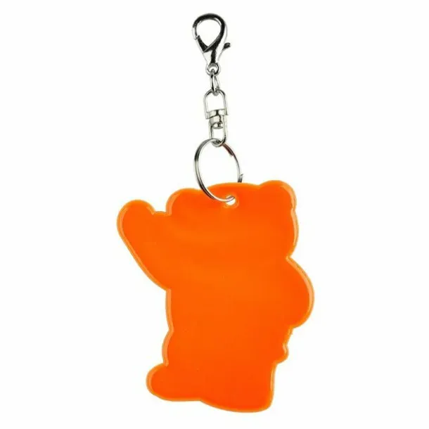 BEARY reflective key ring Orange