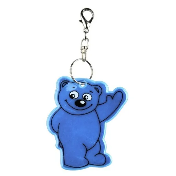 BEARY reflective key ring Blue